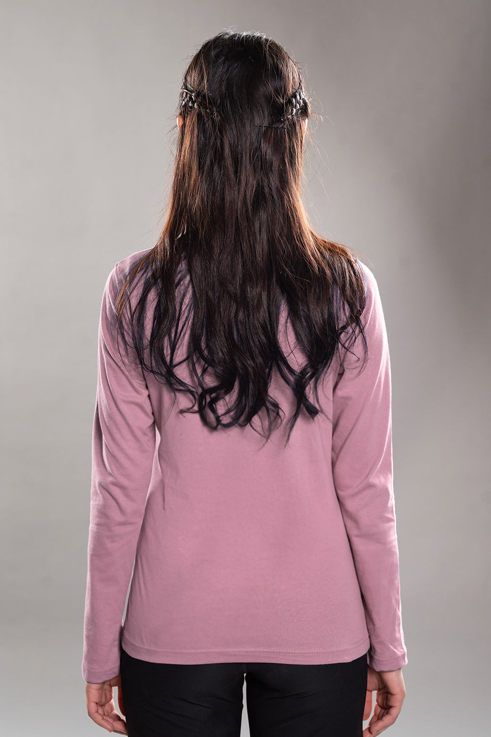 Mauve Square Neck