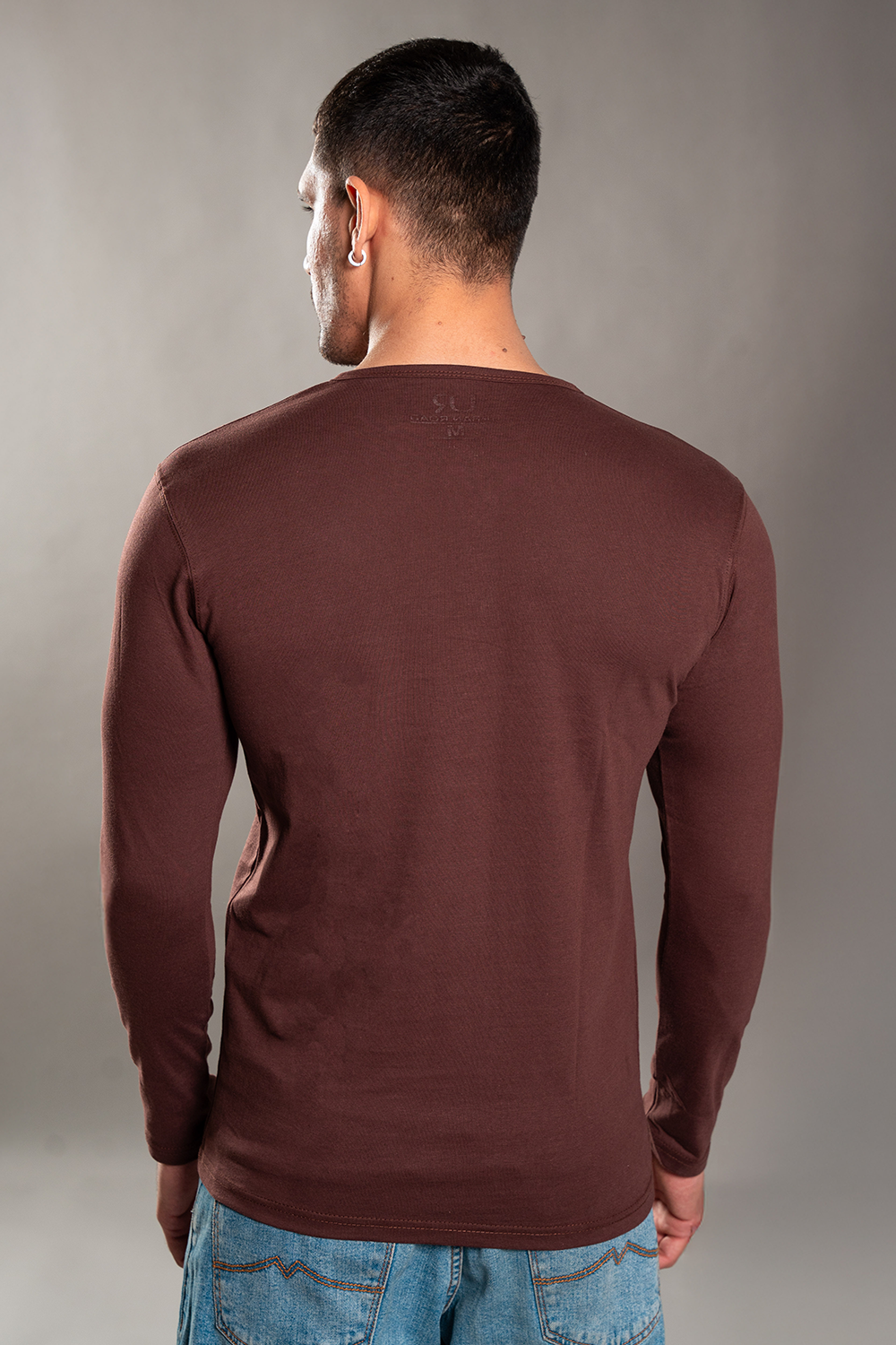 Brown Henley