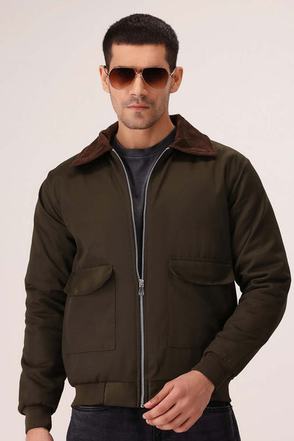 Olive Twill Jacket