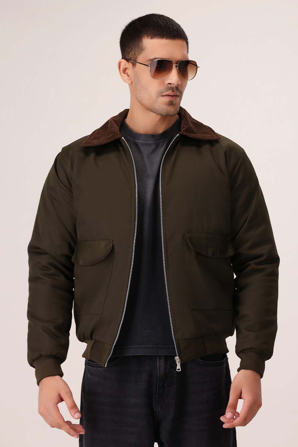 Olive Twill Jacket