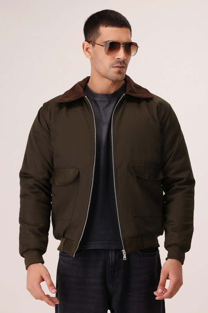 Olive Twill Jacket