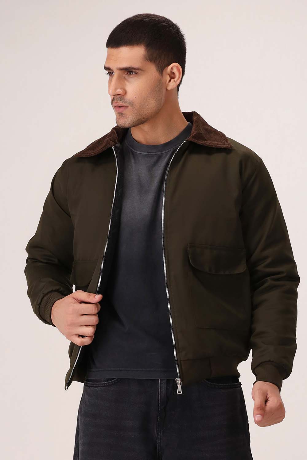 Olive Twill Jacket