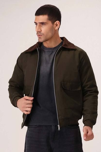 Olive Twill Jacket