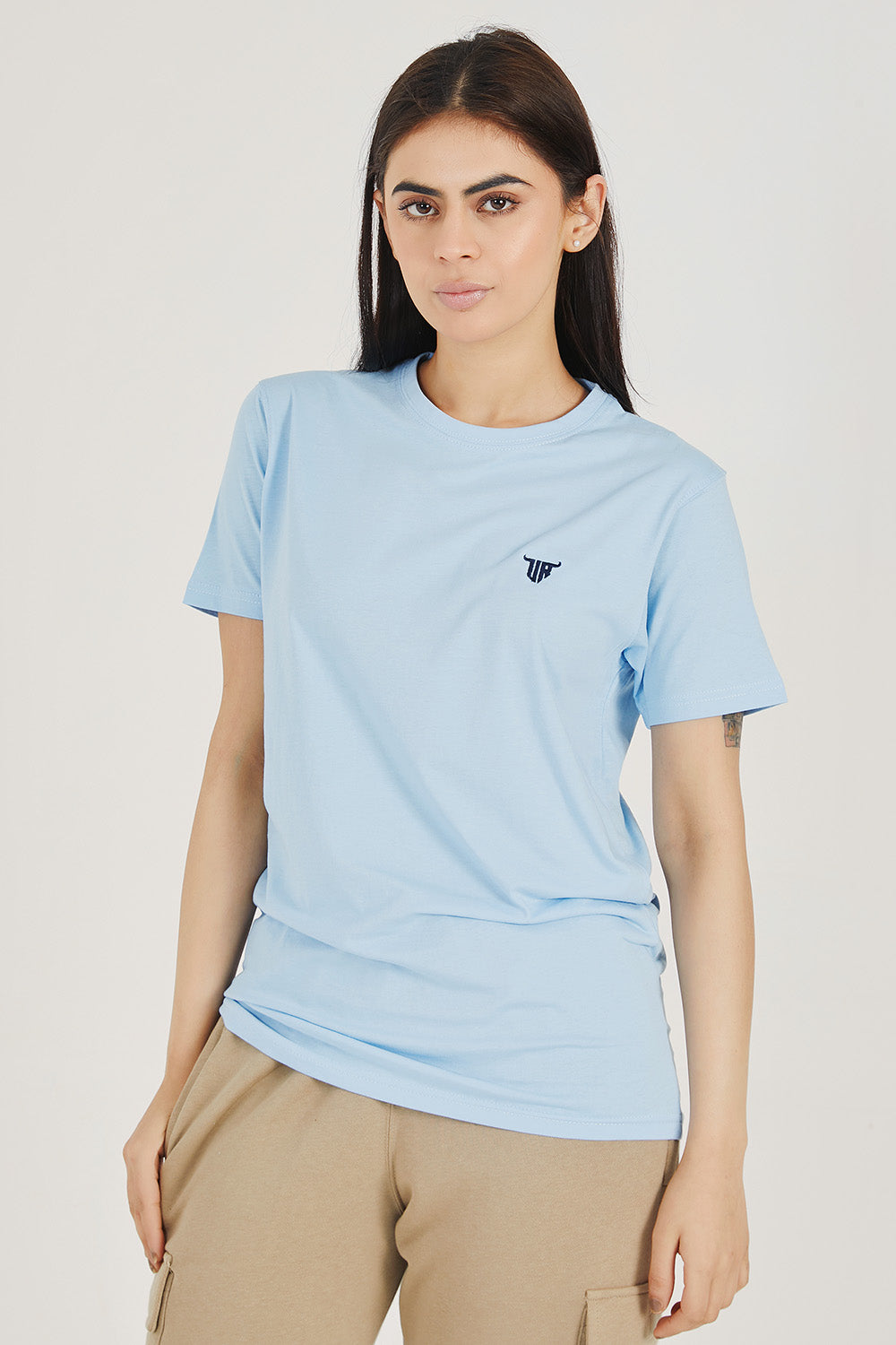 Sky Blue Signature Crew Neck - W