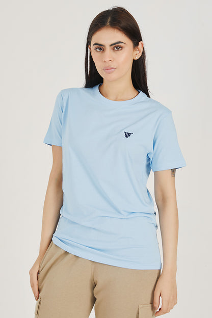 Sky Blue Signature Crew Neck - W