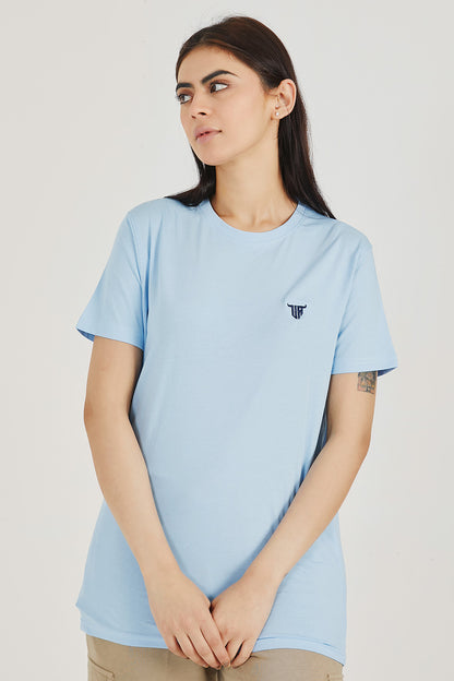 Sky Blue Signature Crew Neck - W