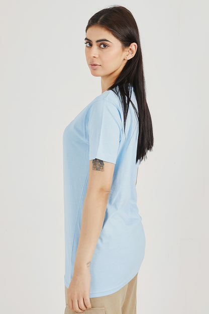 Sky Blue Signature Crew Neck - W