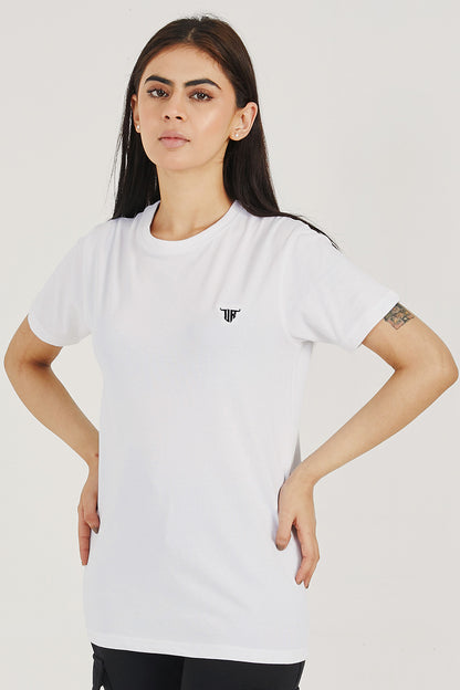 White Signature Crew Neck - W