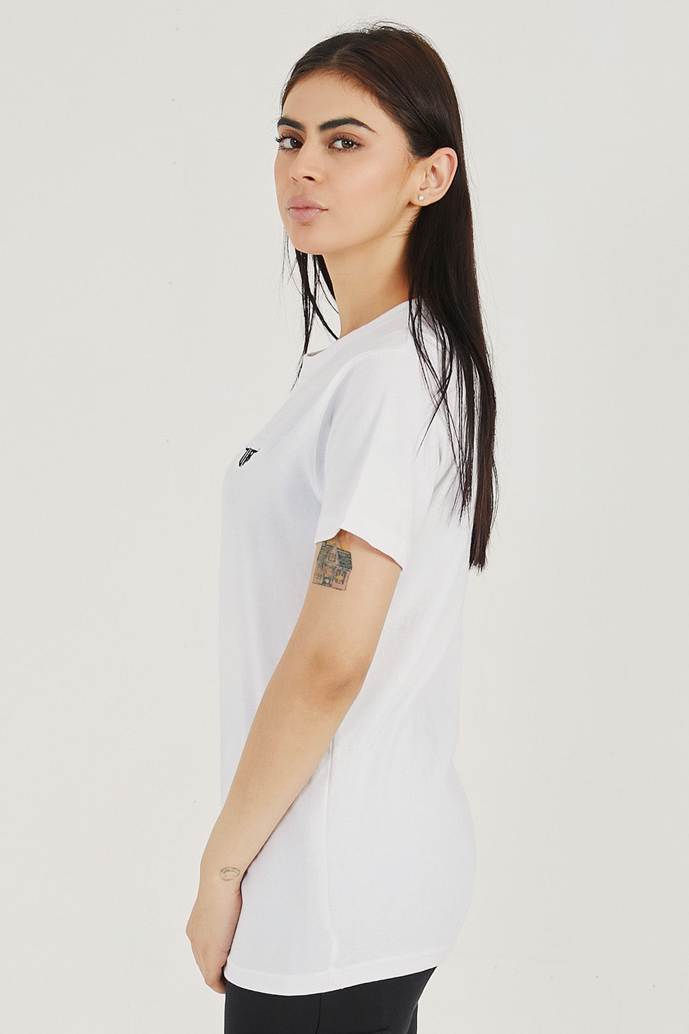 White Signature Crew Neck - W