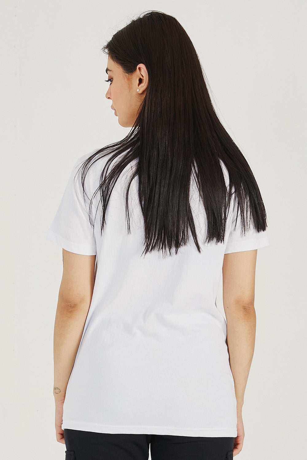 White Signature Crew Neck - W