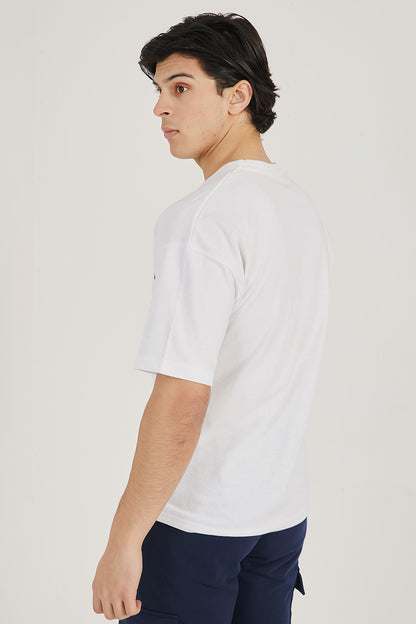 White Signature Oversized Tee