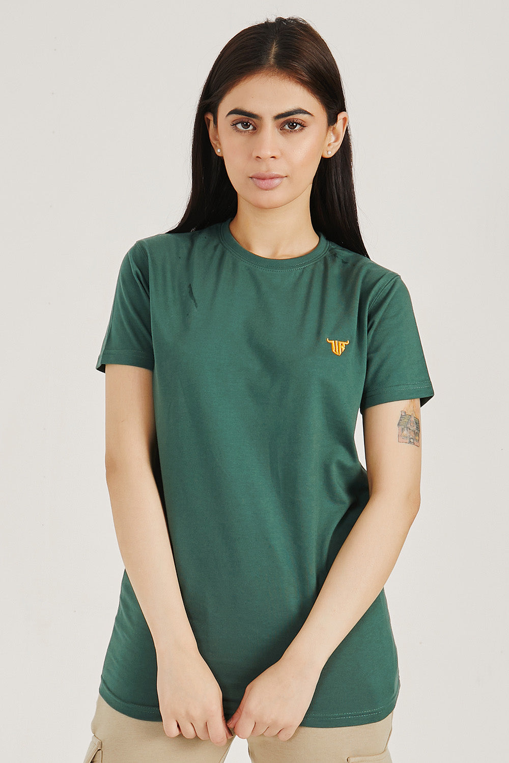 Green Signature Crew Neck - W