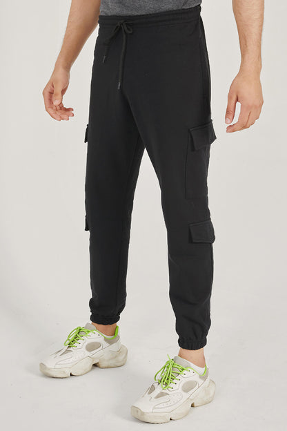 Black Cargo Trouser