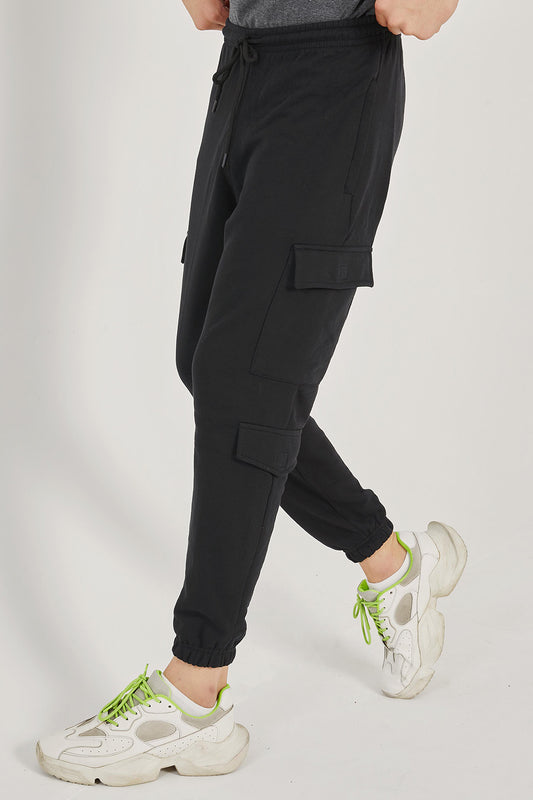 Black Cargo Trouser