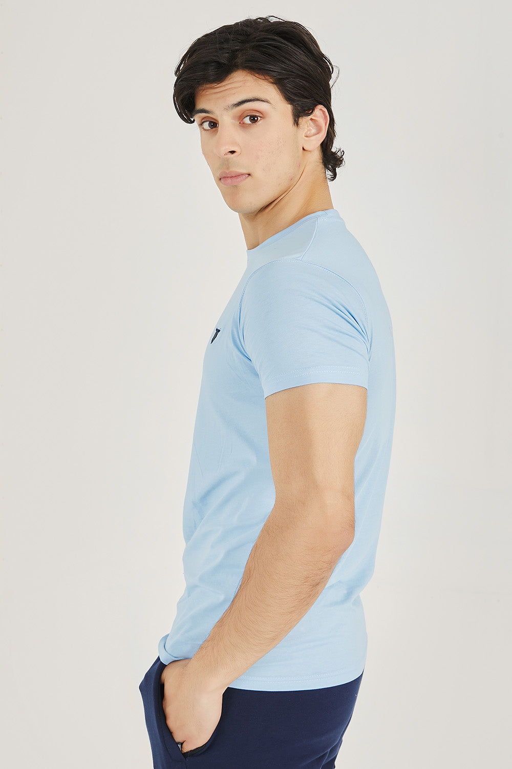 Sky Blue Signature Crew Neck