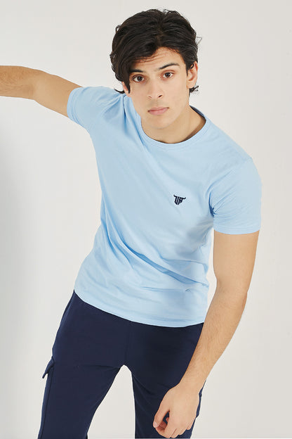 Sky Blue Signature Crew Neck