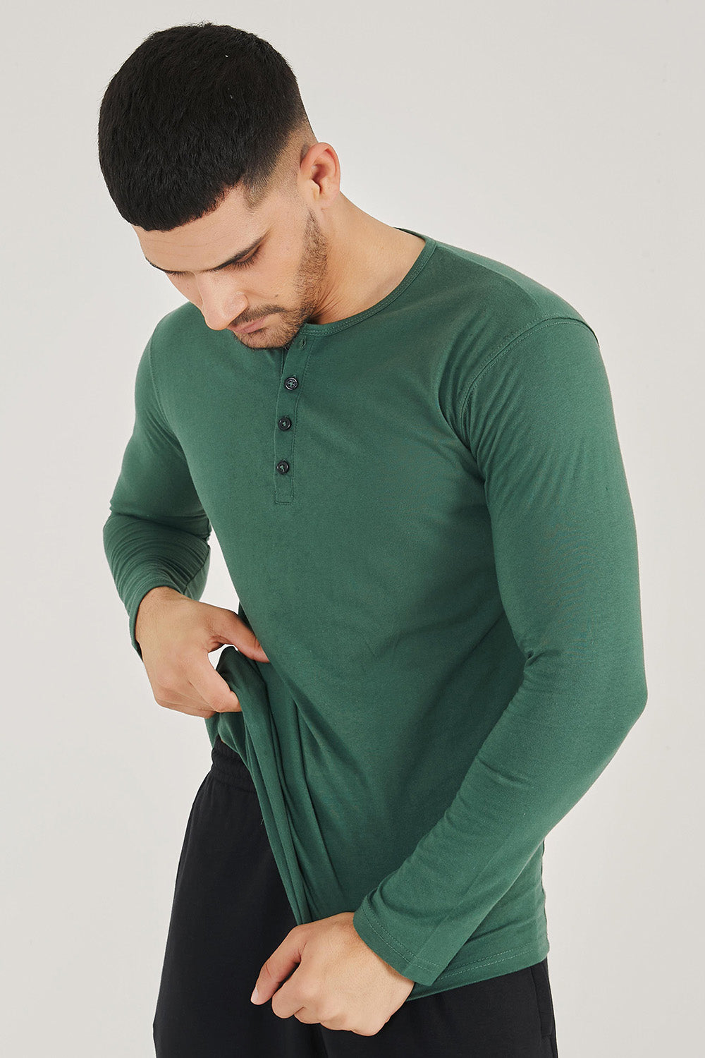 Amazon Green Henley