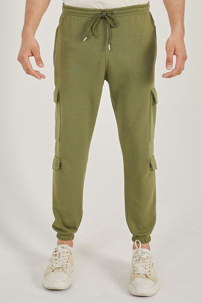 Olive Cargo Trousers