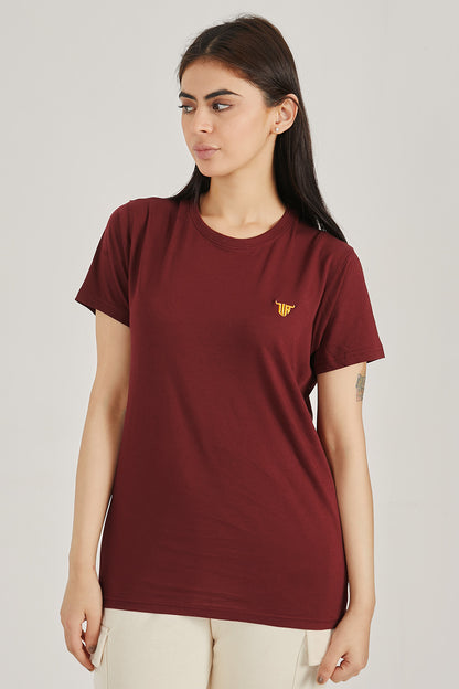 Maroon Signature Crew Neck - W