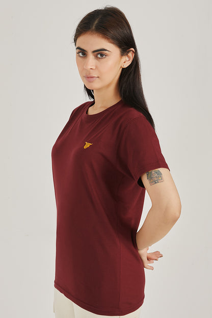 Maroon Signature Crew Neck - W