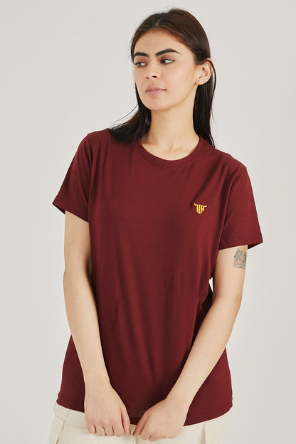 Maroon Signature Crew Neck - W