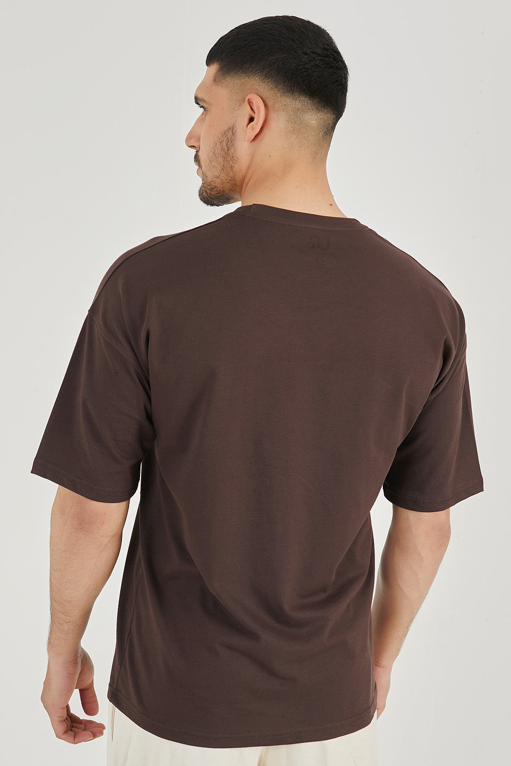 Brown Pocket Oversized Tee