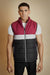 Tri Color Sleeveless Puffer Jacket