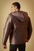 Dark Brown Jacket with Removable Hood