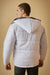 Greyish White Puffer Jacket with Removable Hood