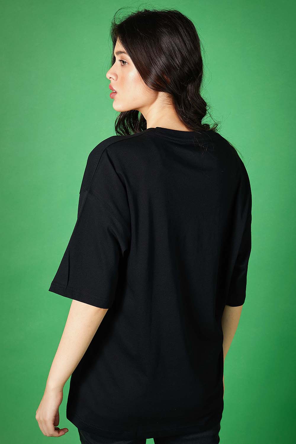 Sad Face Oversized Tee - W