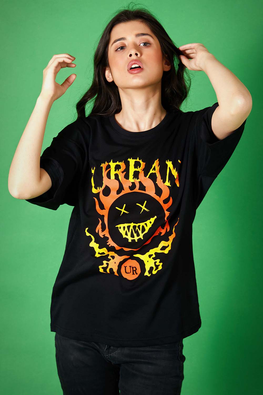 Urban Street Oversized Tee - W