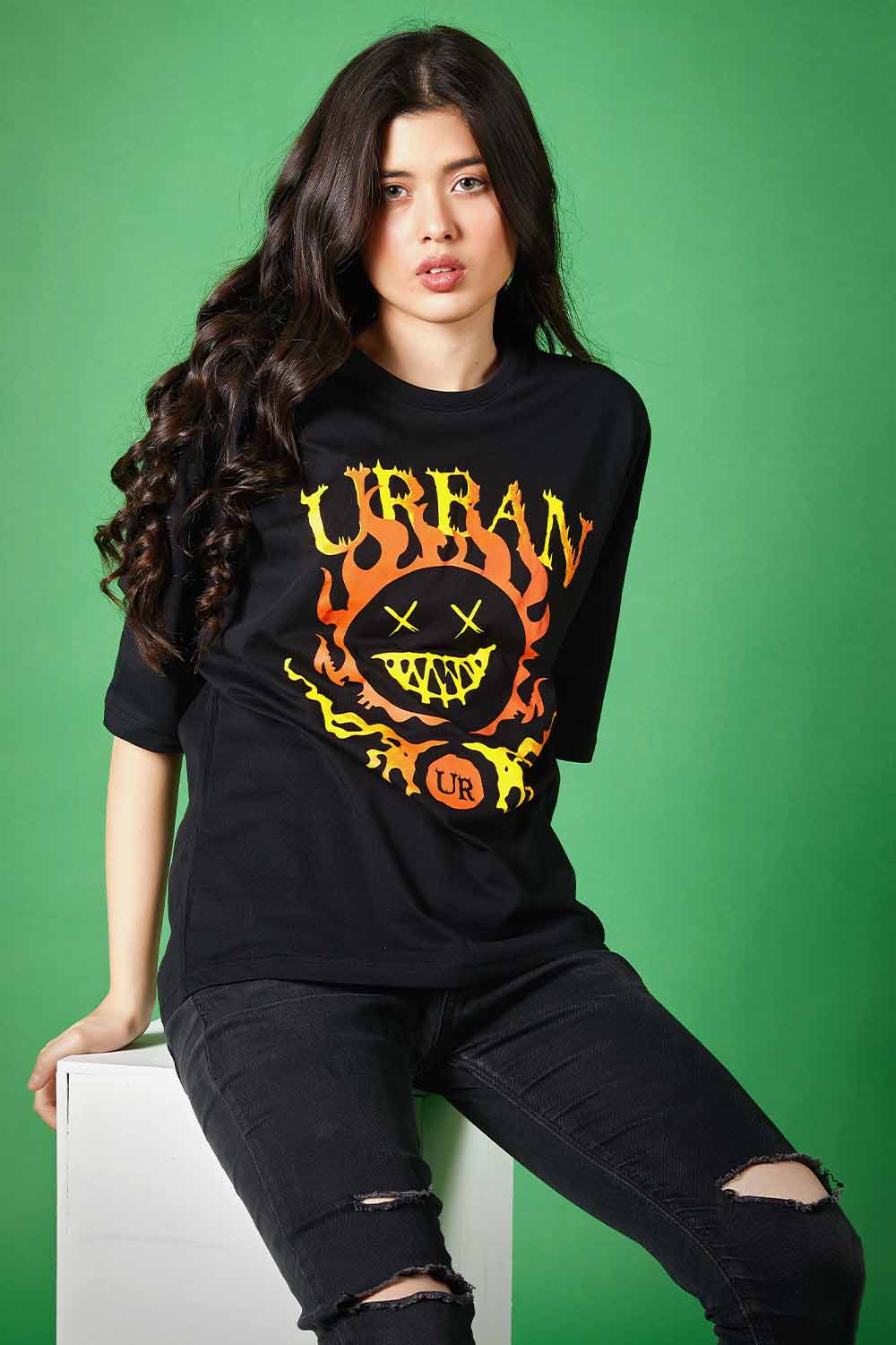 Urban Street Oversized Tee - W