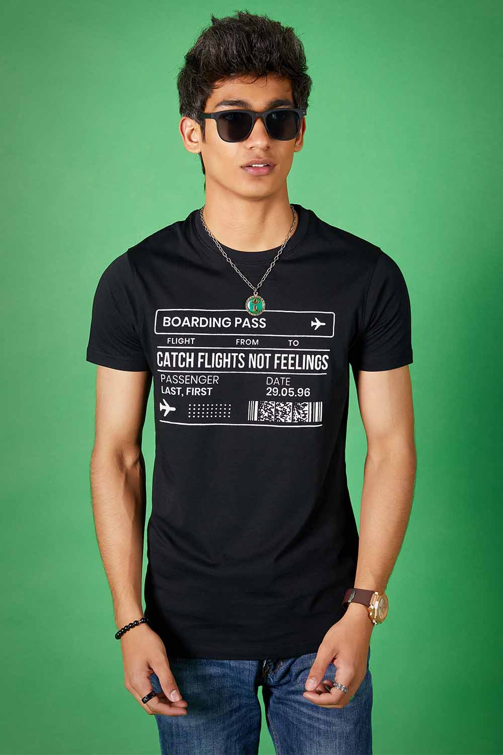 Catch Flights not Feelings Tee