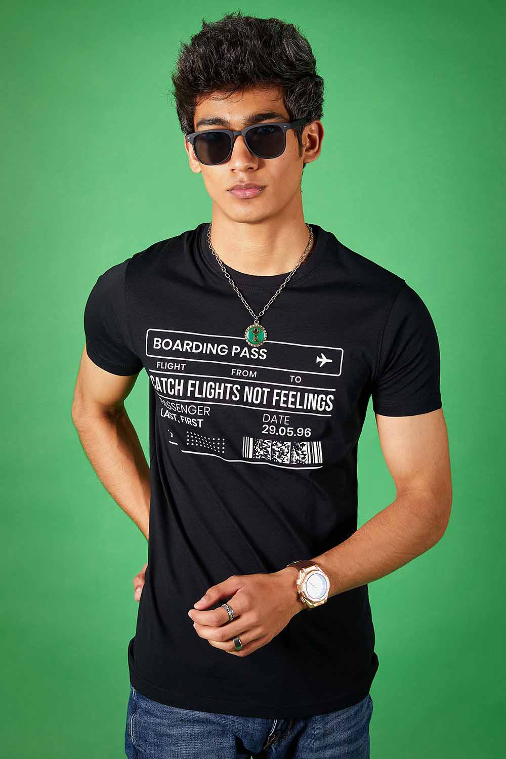 Catch Flights not Feelings Tee