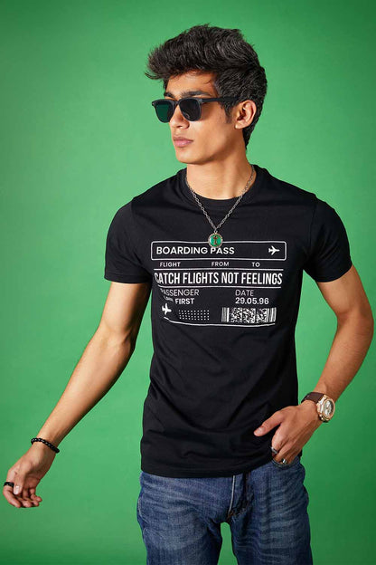 Catch Flights not Feelings Tee