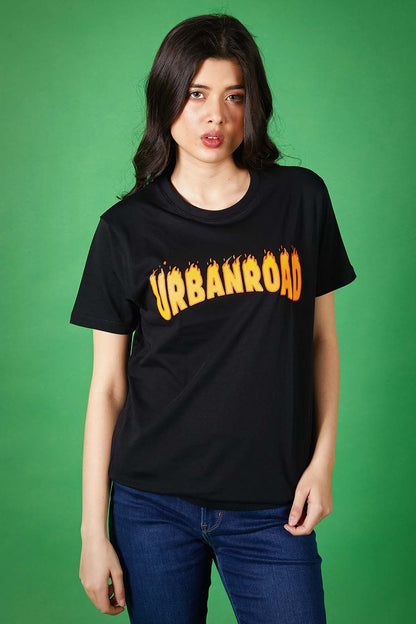 Urban Road Flames Tee - W