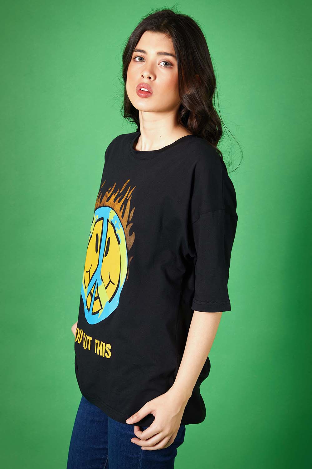 You Got This Oversized Tee - W