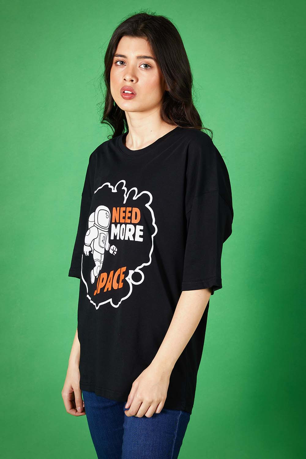 Need More Space Oversized Tee - W