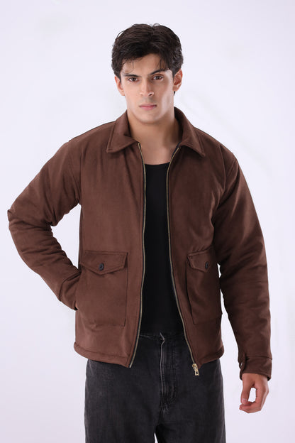 Brown Suede Jacket