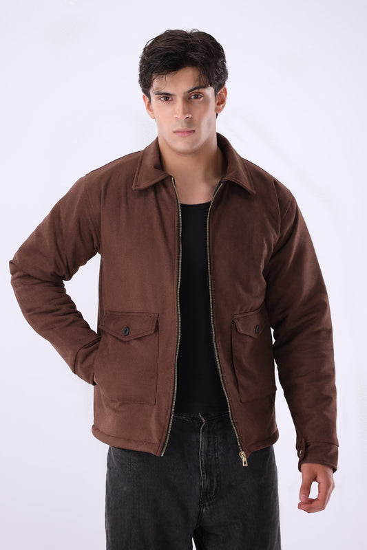 Brown Suede Jacket