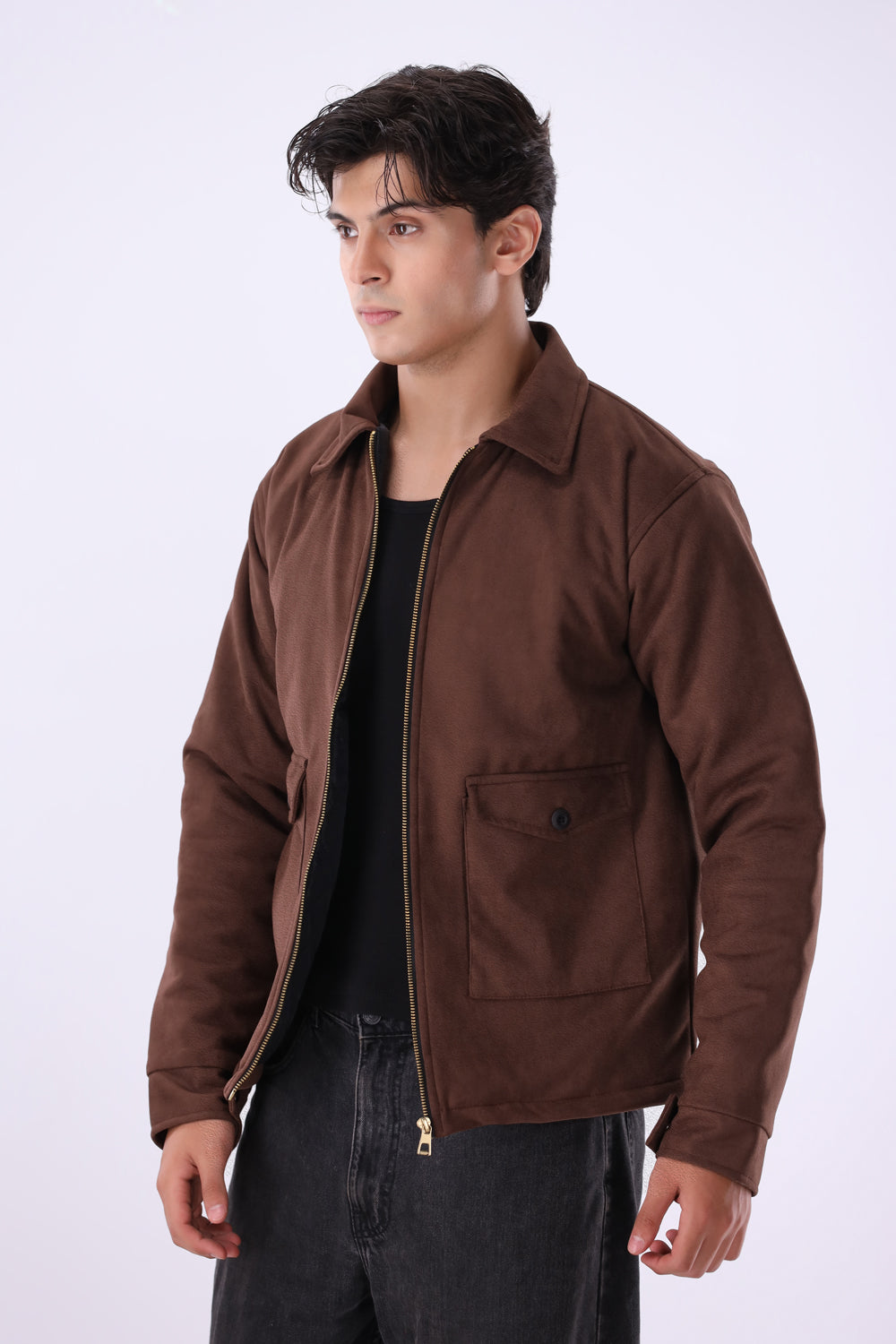 Brown Suede Jacket