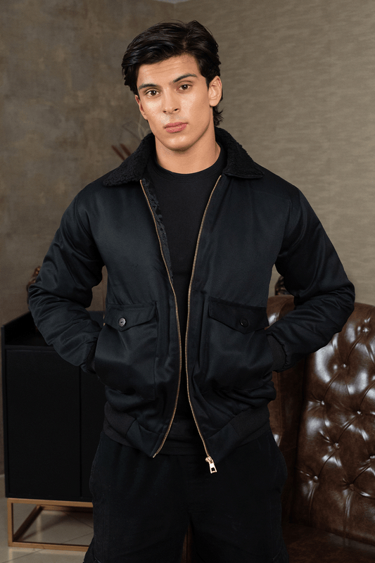 Black Sherpa Jacket