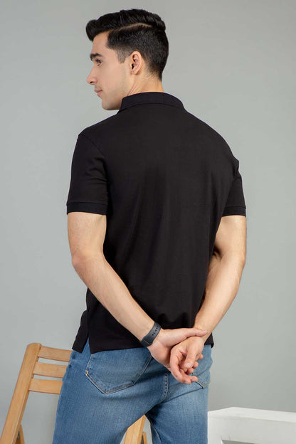 Premium Black Basic Polo For Men in Pakistan | UrbanRoad.pk