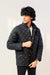 Premium Black Quilted Jacket (Buttoned) For Men in Pakistan | UrbanRoad.pk