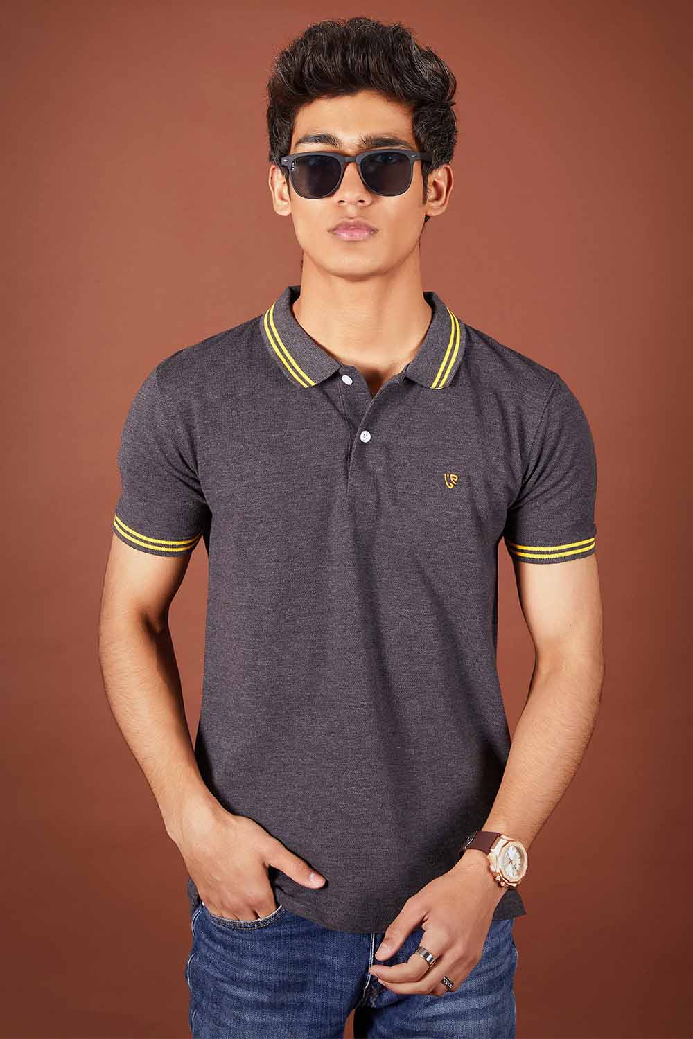 Premium Charcoal Tipped Polo For Men In Pakistan UrbanRoad pk Urban Premium Charcoal Tipped Polo For Men In Pakistan UrbanRoad pk Urban