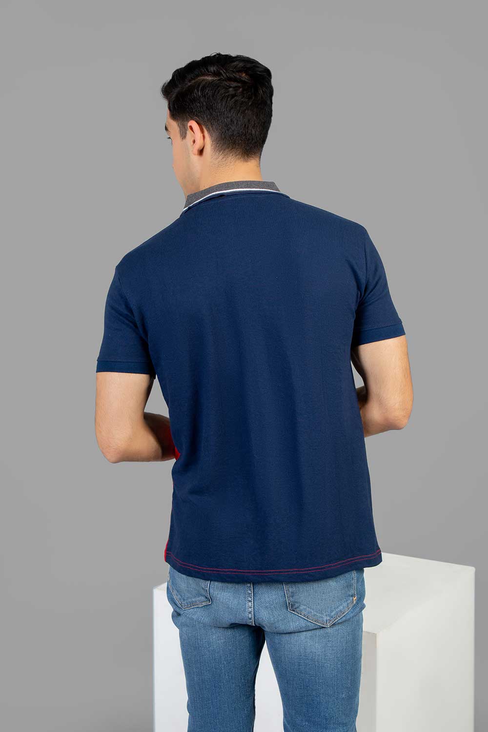 Premium Charcoal Navy Red Polo For Men in Pakistan | UrbanRoad.pk