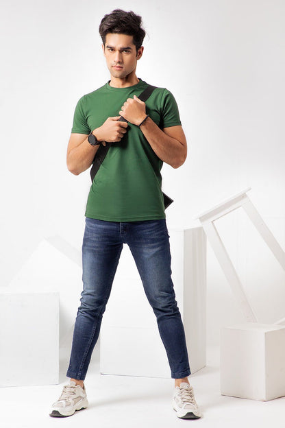 Basic Green T-shirt for Men Online at Best Price | UrbanRoad.pk