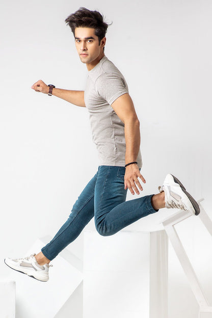 Basic Heather Grey T-shirt for Men Online at Best Price | UrbanRoad.pk
