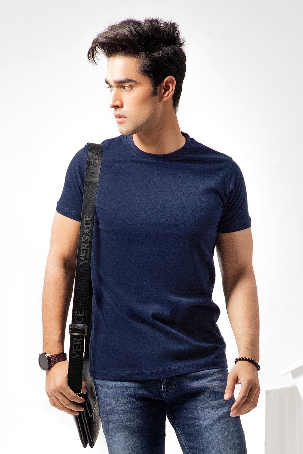 Basic Navy Blue T-shirt for Men Online at Best Price | UrbanRoad.pk