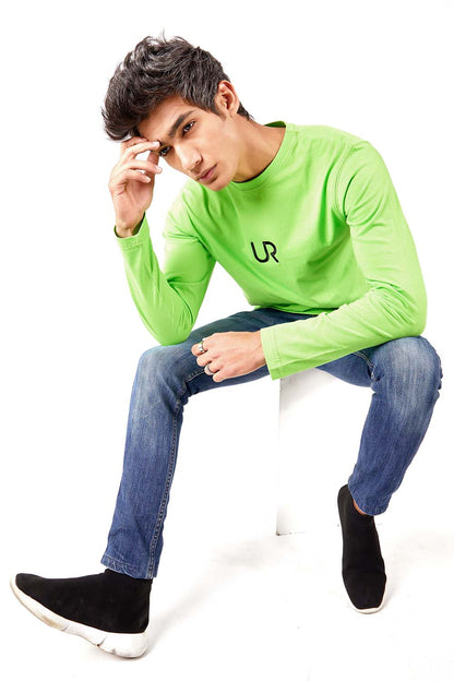 Neon Full Sleeves with Embroidered Logo